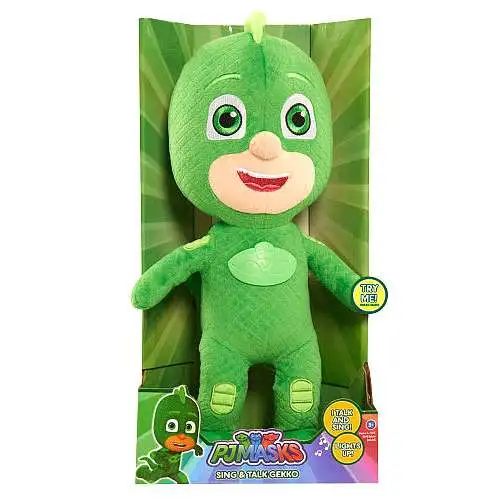 Disney Junior PJ Masks Gekko 15-Inch Plush with Sound [Sing & Talk]