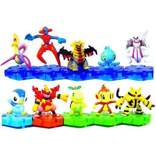 Pokemon Japanese Connecting Figures Series 3 Set of 10 Connecting PVC Figures