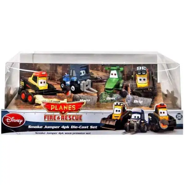 Disney Planes Fire & Rescue Smoke Jumper #1 Exclusive Diecast 4-Pack #1 [Damaged Package]