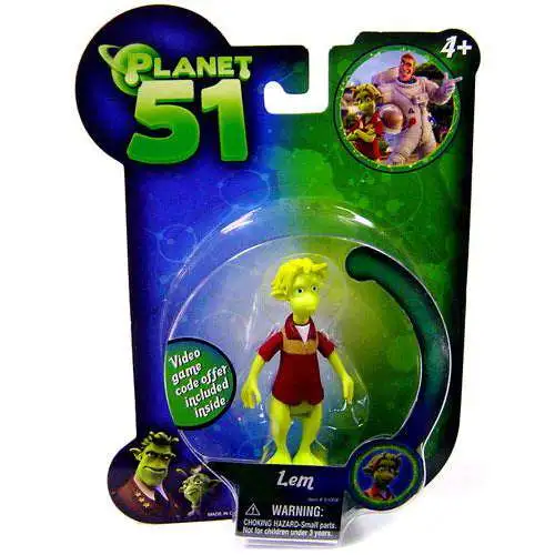 Planet 51 Lem Mini Figure [Damaged Package]