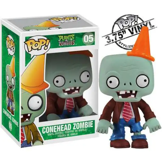 Funko POP! Plants vs. Zombies Conehead Zombie Vinyl Figure #05 [Damaged Package]