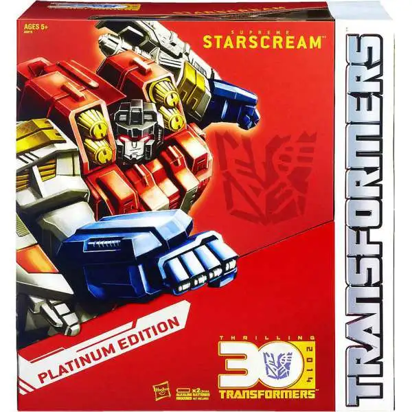 Transformers Platinum Edition Supreme Starscream Exclusive Action Figure