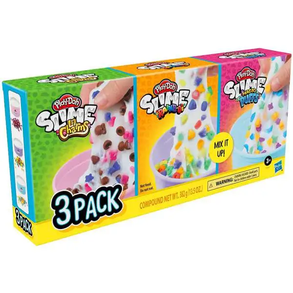 Play-Doh Slime Cereal 13.5 Ounce Slime 3-Pack
