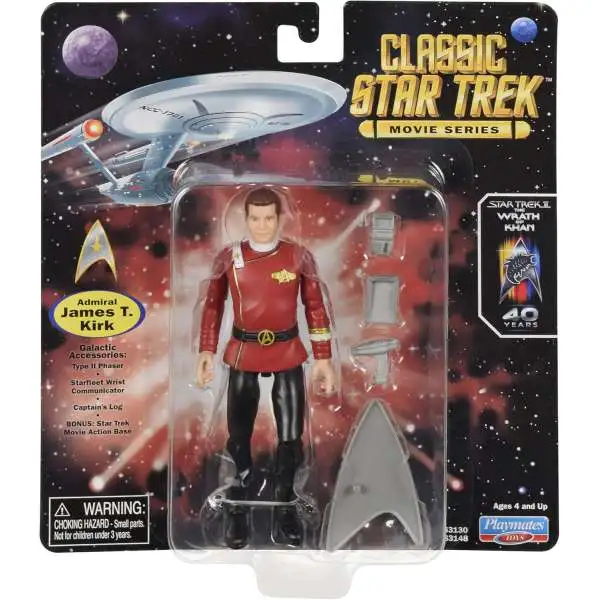 Star Trek The Wrath of Khan Admiral James T. Kirk Action Figure [Damaged Package]
