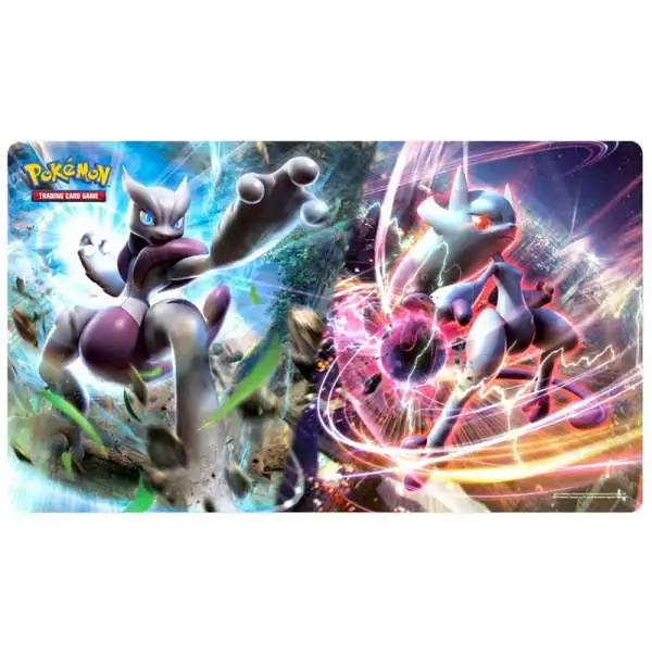 Pokemon Trading Card Game Mega Mewtwo X & Mega Mewtwo Y Play Mat