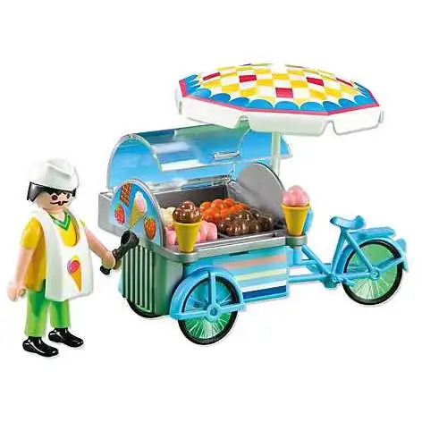 Neu & OVP helado Playmobil 9114 City Life Eiswagen Ice Cream Truck USA 