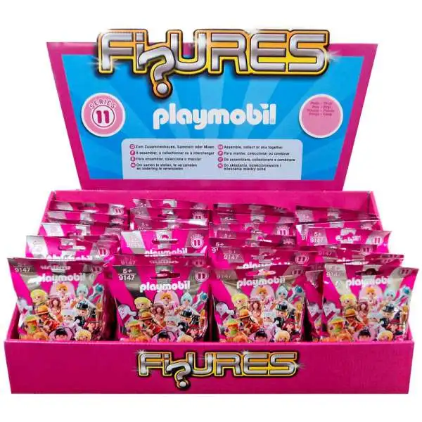Playmobil Figures Series 11 Pink Mystery Box [48 Packs]