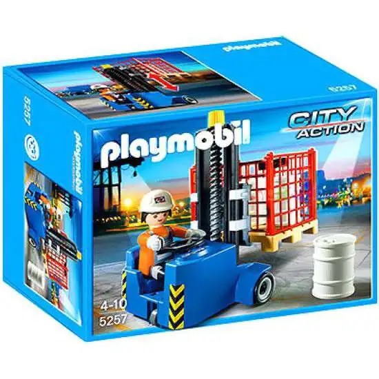 Playmobil City Action Forklift Set #5257 [Damaged Package]