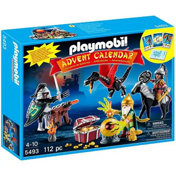Playmobil Advent Calendar Dragon's Treasure Battle Set #5493