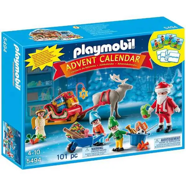 Playmobil Christmas Santa Claus with Snowman Set #4890