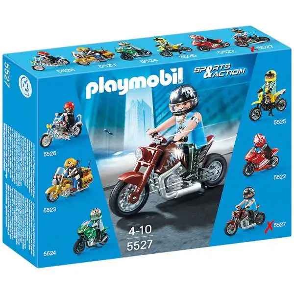 Playmobil Sports & Action Muscle Bike Set #5527 [Damaged Package]