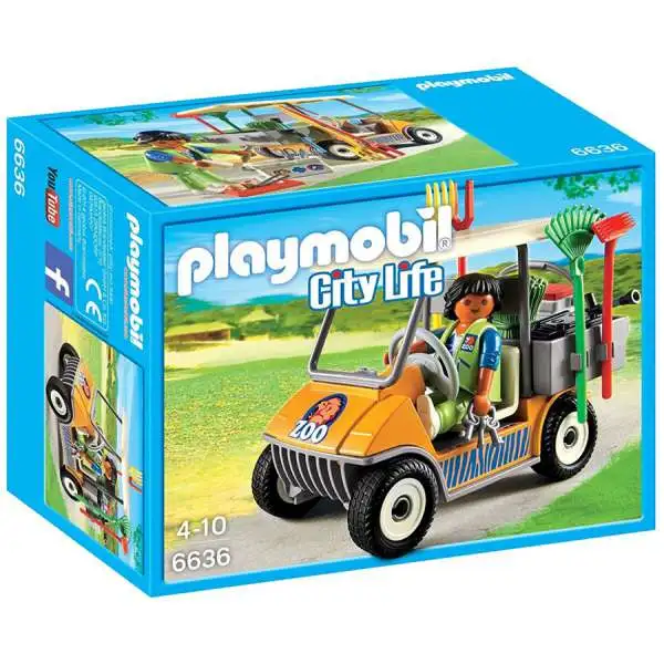 Playmobil City Life Zookeepers Cart Set #6636