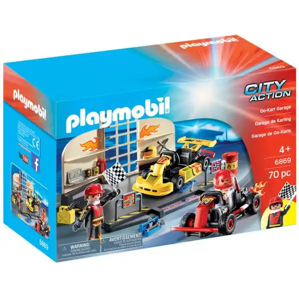Playmobil City Action Go-Kart Garage Set #6869