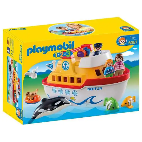 Playmobil 1.2.3 My Take Along Ship Set #6957