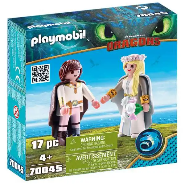 Playmobil Dragons How to Train Your Dragon Astrid & Hiccup Set #70045