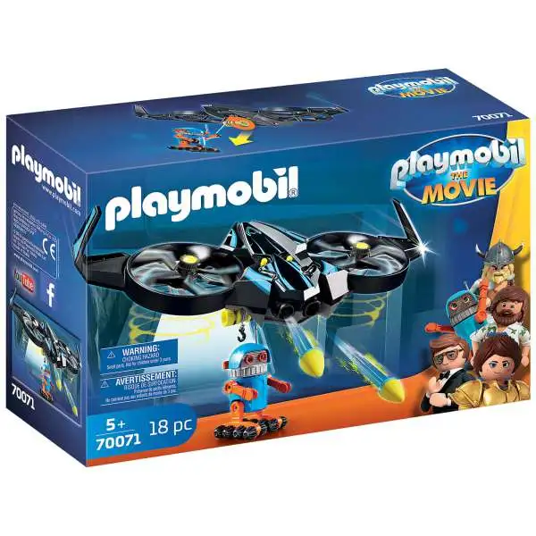 Playmobil The Movie Robotitron with Drone Set #70071 [Loose]
