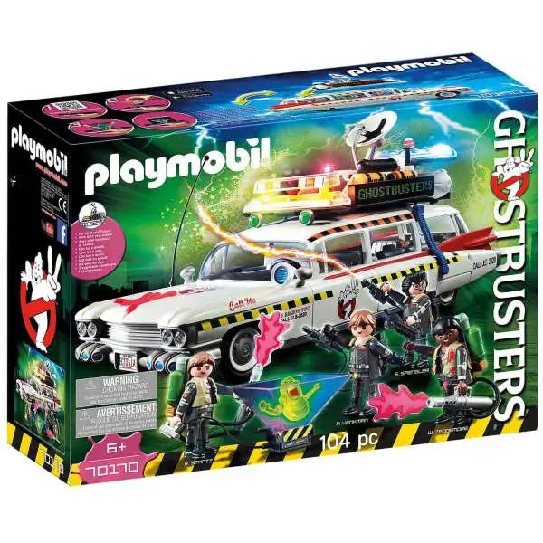 Playmobil Ghostbusters II 35th Anniversary Ecto-1A Set [Damaged Package]