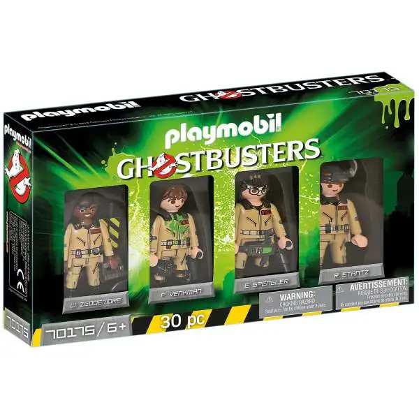 Playmobil Ghostbusters Winston, Peter, Egon & Ray Figure 4-Pack Set