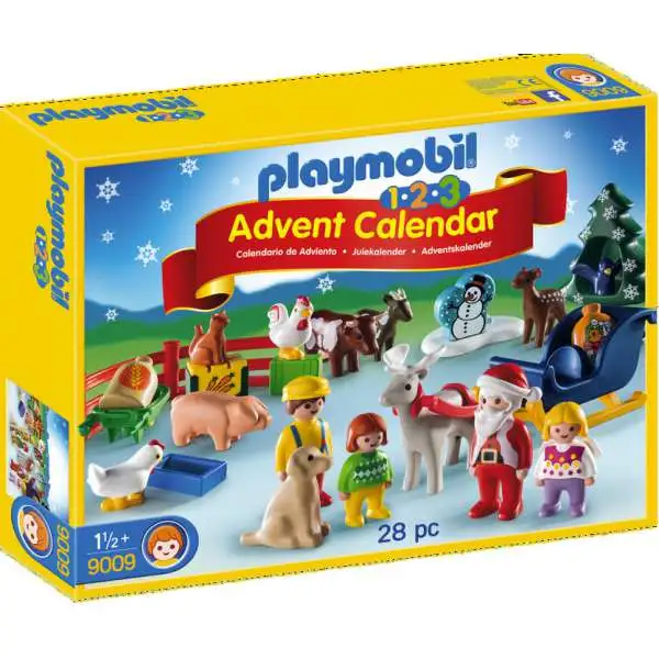 Playmobil Advent Calendar 1.2.3 Christmas on the Farm Set #9009