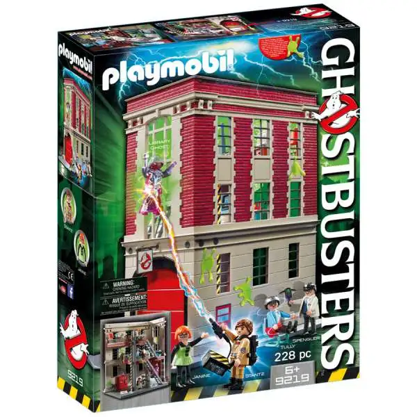 Playmobil Ghostbusters Firehouse Set #9219