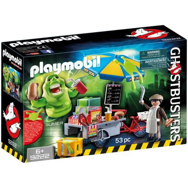 Playmobil Ghostbusters Slimer with Hot Dog Stand Set #9222