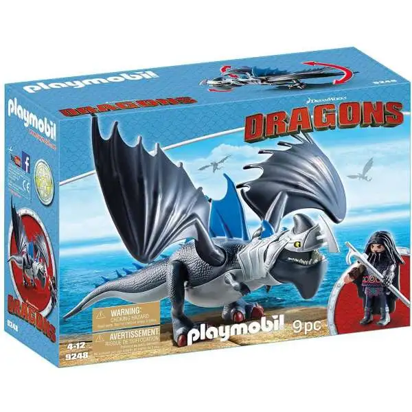 9460 Playmobil Dragons Fishlegs and Meatlug Dreamworks Set 31pcs Age 4 Years+ 