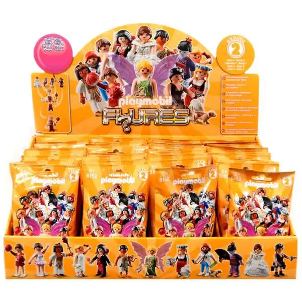 Playmobil Figures Series 2 Orange Mystery Box [48 Packs]