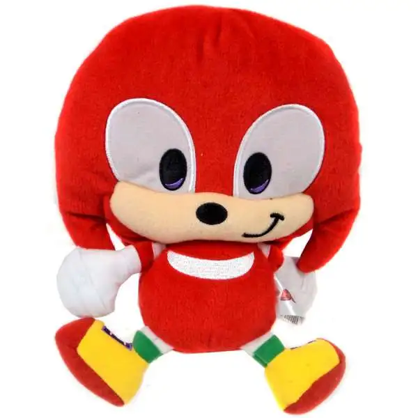 Sonic The Hedgehog Sonic Boom Emoji Knuckles 8-Inch Plush [Happy Smile]