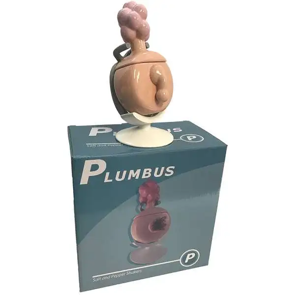 Rick & Morty Plumbus 8-Inch Salt & Pepper Shaker with Stand