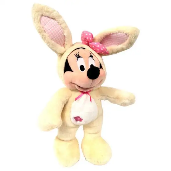 Disney 2012 Easter Minnie Mouse Exclusive 14-Inch Plush [Vanilla Bunny Costume]