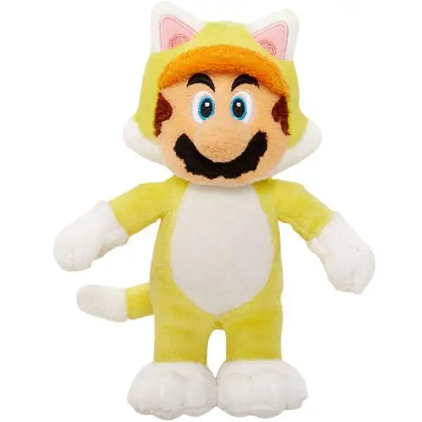 World of Nintendo Super Mario Cat Mario 7-Inch Plush