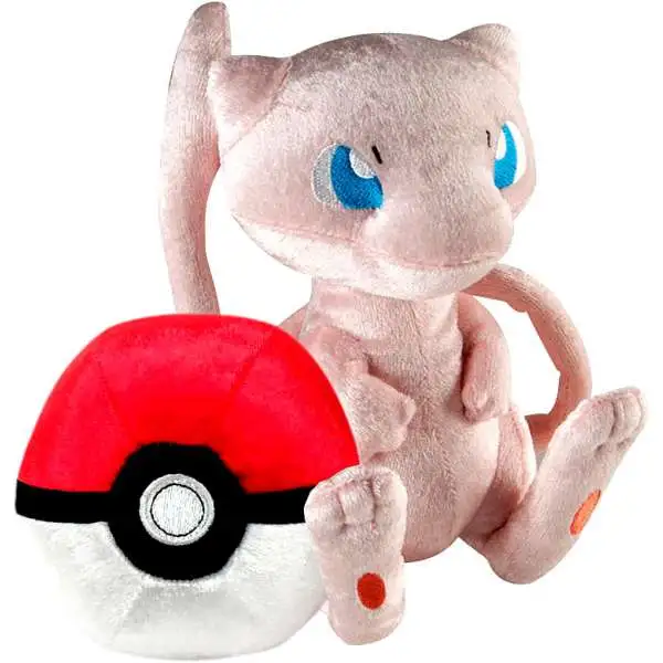 Pokemon 20th Anniversary Mew & Pokeball Exclusive 8-Inch Plush