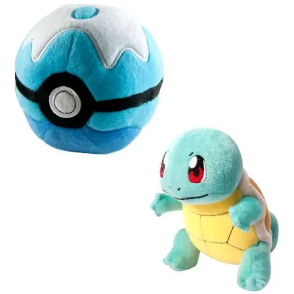 Pokemon Squirtle & Dive Ball Exclusive 6-Inch Plush Set