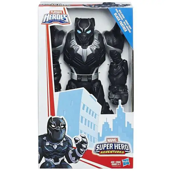 Marvel Playskool Heroes Super Hero Adventures Mech Armor Black Panther Action Figure