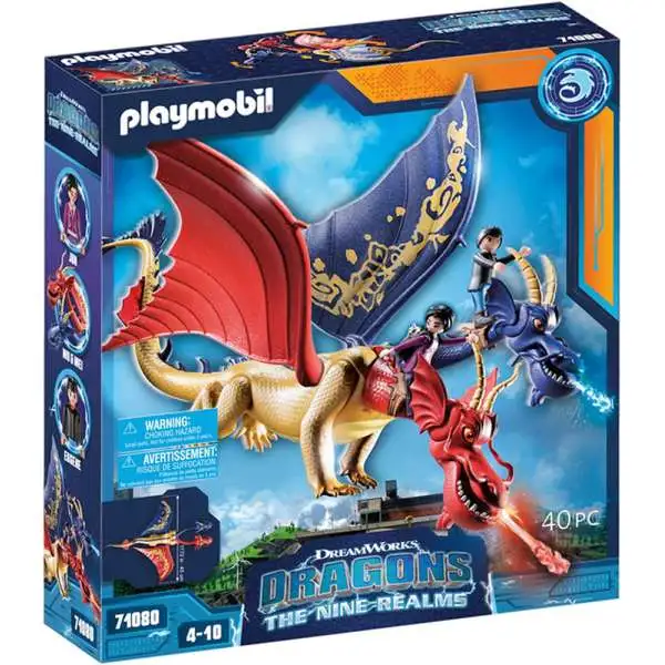 Playmobil Dragons The Nine Realms Wu & Wei with Jun Set #71080