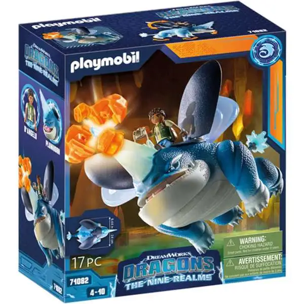 Playmobil Dragons The Nine Realms Plowhorn & D'Angelo Set #71082