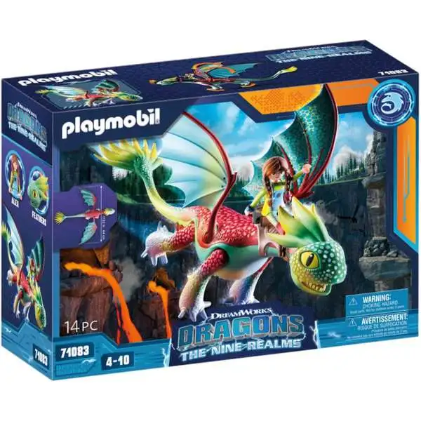 Playmobil Dragons The Nine Realms Feathers & Alex Set #71083