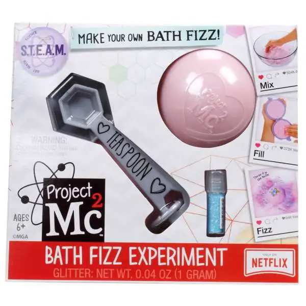 Project MC2 Bath Fizz Experiment [Pink]