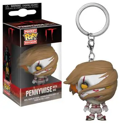 Funko IT Movie (2017) Pocket POP! Pennywise with Wig Keychain