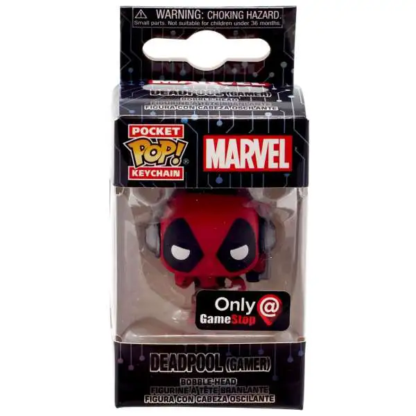 Funko Marvel Pocket POP! Deadpool Exclusive Keychain [Gamer]