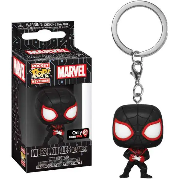 Funko Marvel Pocket POP! Miles Morales Exclusive Keychain [Gamer]