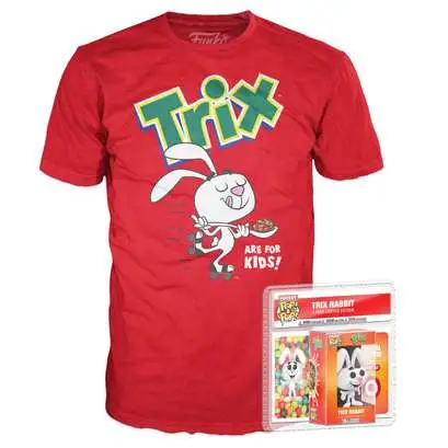 Funko General Mills POP! Tees Trix Rabbit Exclusive Mini Vinyl Figure & T-Shirt [Youth Small]