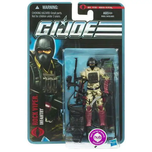 GI Joe Pursuit of Cobra Rock Viper Action Figure [Damaged Package]
