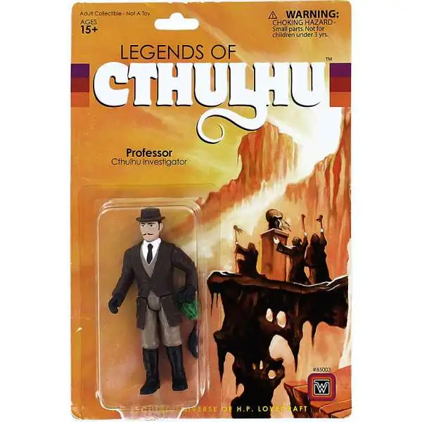 Legends of Cthulhu Professor Retro Action Figure [Damaged Package]