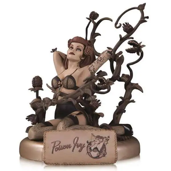 DC Batman Bombshells Poison Ivy 10.6-Inch Statue [Sepia Version]