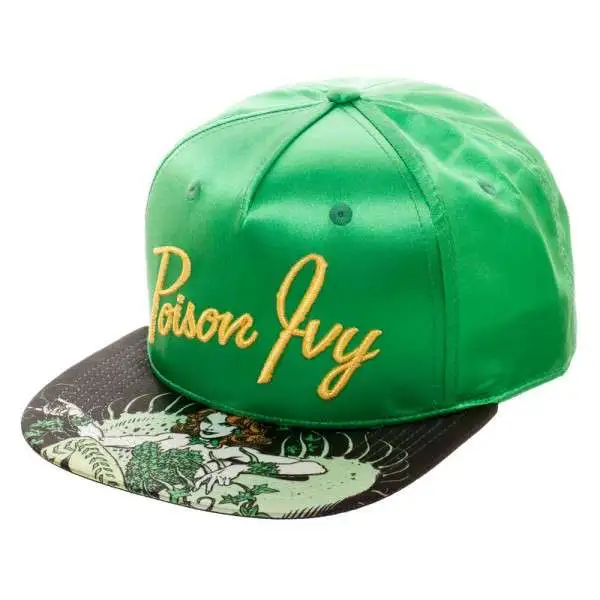 DC Batman Poison Ivy Satin Snapback Apparel