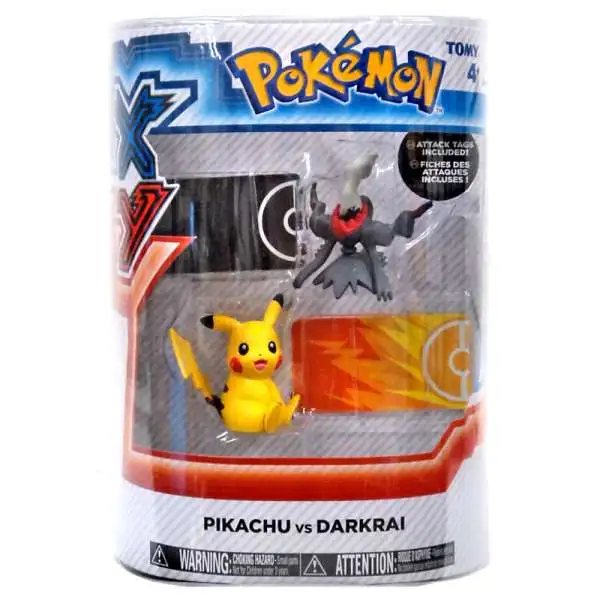 Pokemon XY Pikachu vs. Darkrai Figure 2-Pack