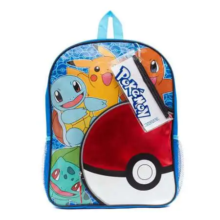 Pokemon Backpack [with pencil Case]
