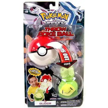 Pokemon Diamond & Pearl DP Series 3 Budew Throw Poke Ball Plush