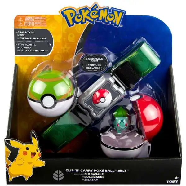 Pokemon Bulbasaur & Nest Ball Clip 'n' Carry Poke Ball Belt [Damaged Package, Loose]